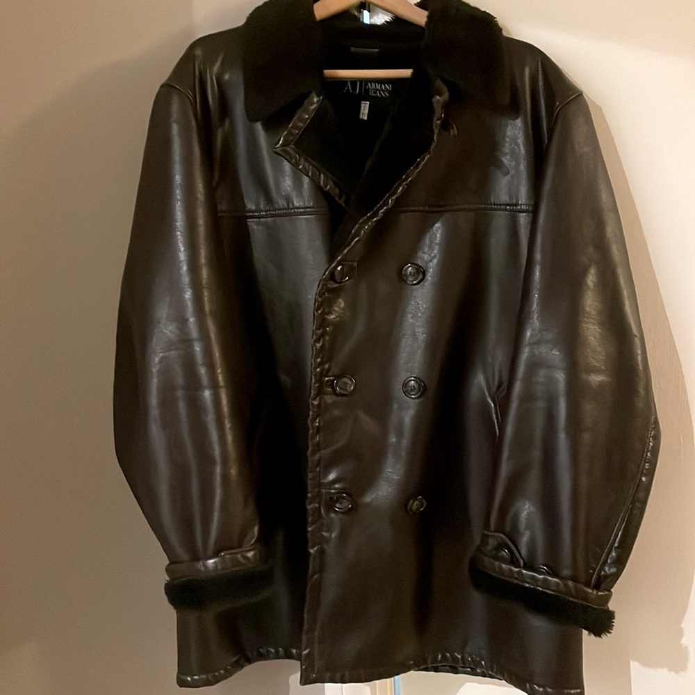 Armani Jeans double breasted jacket, brown
